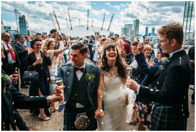 Trinity Buoy Wharf Wedding With A Boat Journey