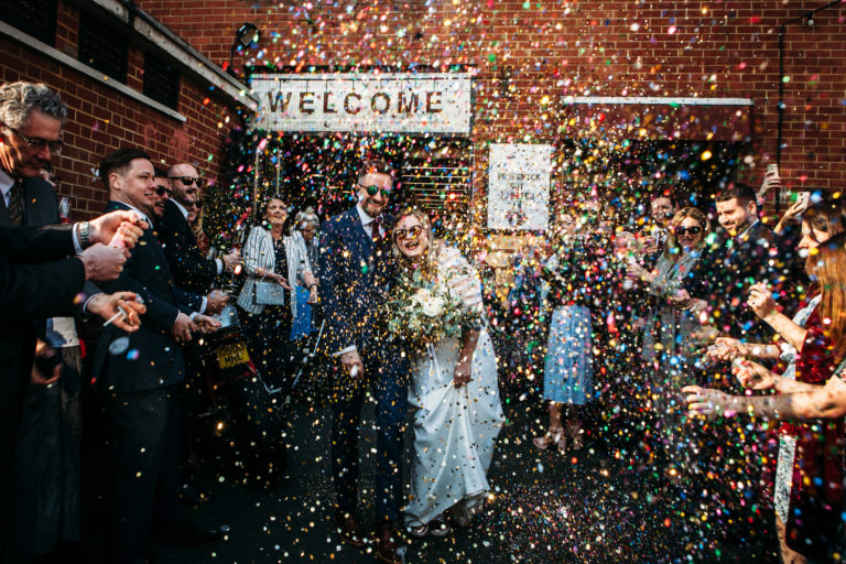 Laidback and Joyful Wedding in Hackney (With The Best Confetti Shot Ever)